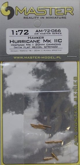 1/72 H.Hurricane Mk IIC Hispano Mk.I 20mm (flat)