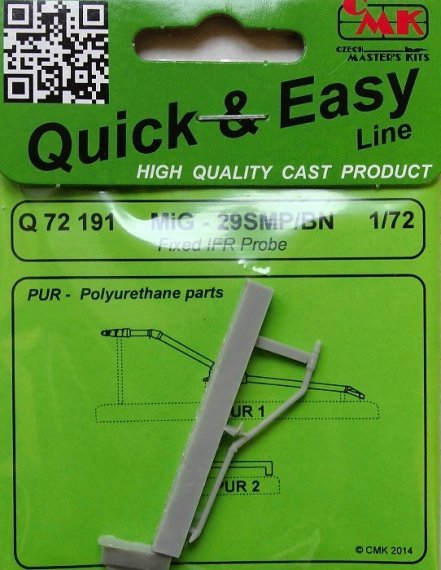 1/72 MiG-29 SMP/NB Fixed IFR Probe