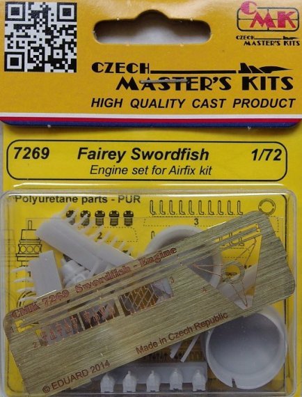 1/72 Fairey Swordfish  Engine set (AIRFIX)