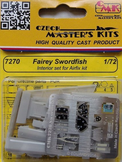 1/72 Fairey Swordfish  Interior set (AIRFIX)