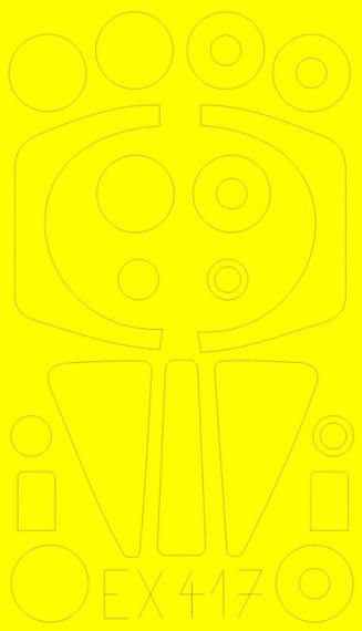 Mask 1/48 Mirage F.1CT/CR  (KITTYH)