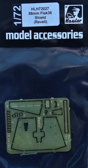 1/72 88mm Flak36 Shield  PE set (REV)