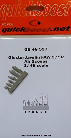 1/48 Gloster Javelin FAW 9/9R air scoop (AIRF)