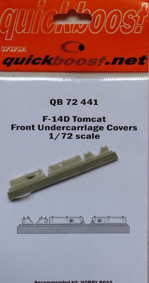 1/72 F-14D Tomcat front undercar.covers (HOBBYB)