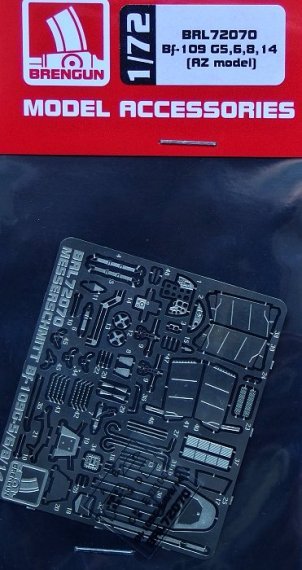 1/72 Bf-109 G5,6,8,14  PE set (AZ MODEL)
