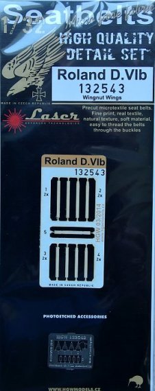 1/32 Seatbelts Roland D.VIb  laser (WNW)