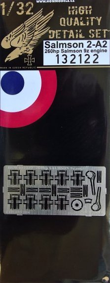 1/32 Salmson 2-A2 260hp 9z Engine  detail PE set