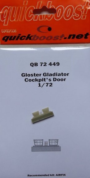 1/72 Gloster Gladiator cockpits door (AIRFIX)