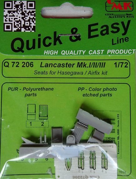 1/72 Lancaster Mk.I/II/III  seats (HAS/AIRF)