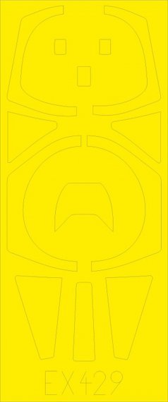 Mask 1/48 Alpha Jet (KINETIC)