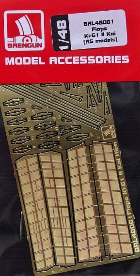 1/48 Ki-61 II Kai Flaps  PE set (RS MODEL)