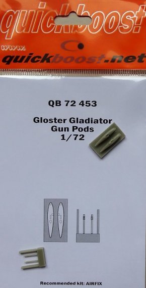 1/72 Gloster Gladiator gun pods (AIRF)