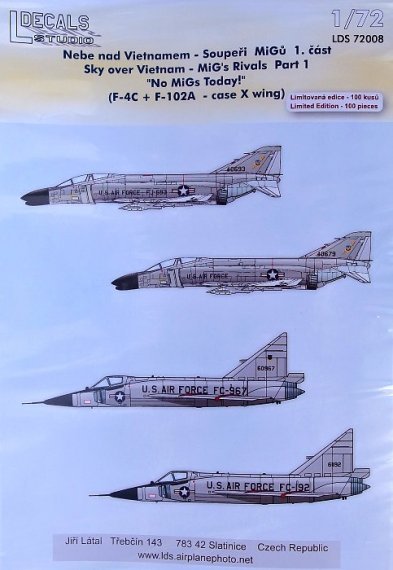 1/72 Decals Sky over Vietnam  MiGs Rivals Part 1