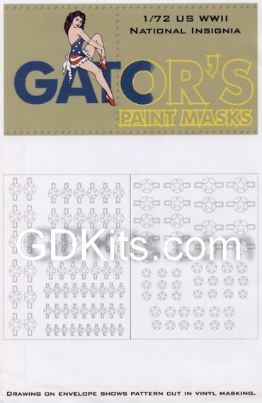 1/72 US WWII National Insignia