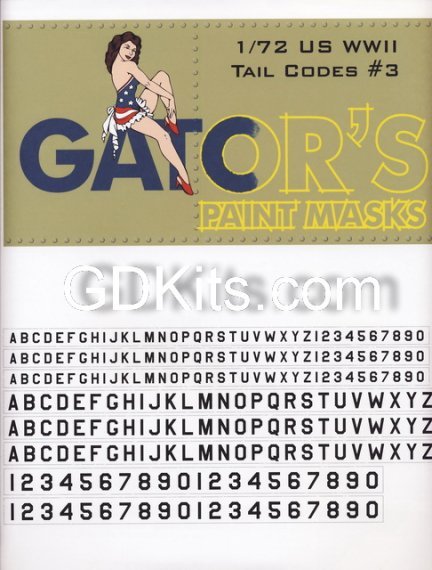 1/72 US WWII Tail Codes part 3