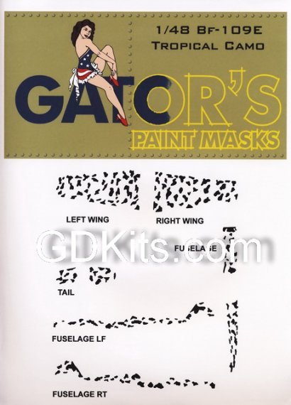1/48 Bf-109E Tropical Camo