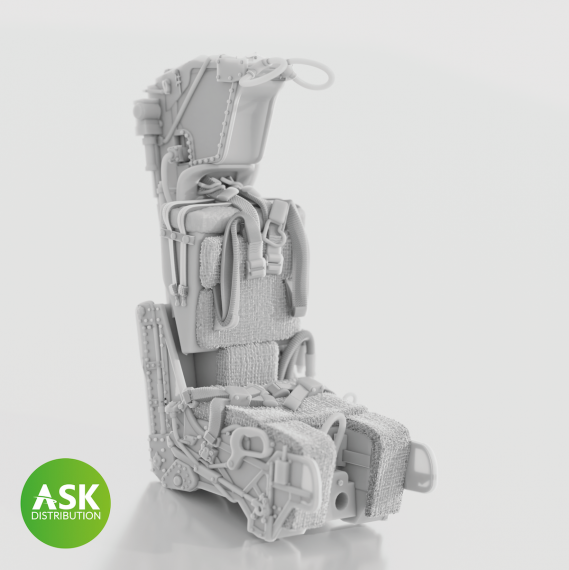 1/48 GRU-7A ejection seat for Grumman F-14A/B late version, x 2