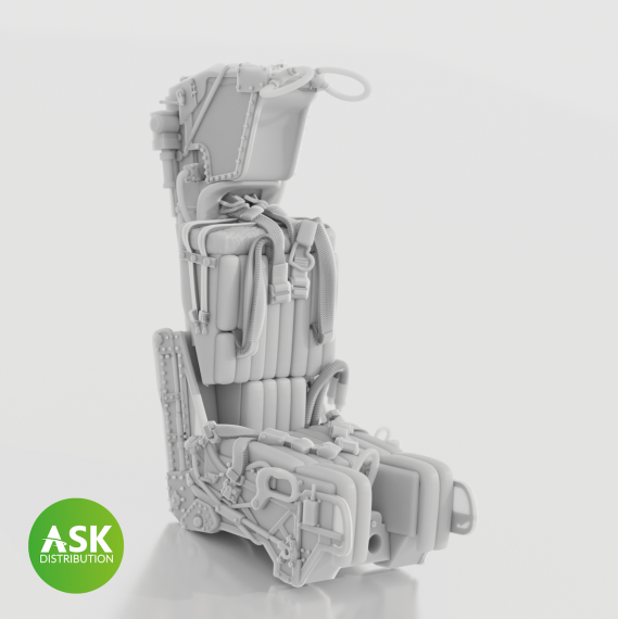 1/48 GRU-7A ejection seat for Grumman F-14A/B early version, x 2