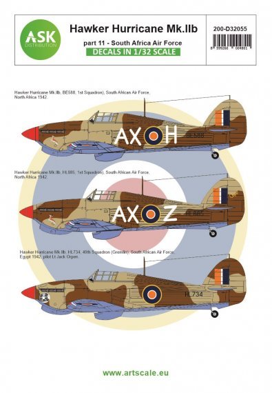 1/32 Hawker Hurricane Mk.IIb part 11 South African Air Force