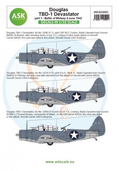 1/32 Douglas TBD-1 Devastator part 1 Battle of Midway