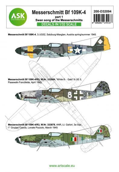1/32 Messerschmitt Bf-109K-4 part 1 Swan song