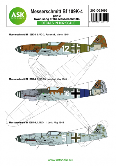 1/32 Messerschmitt Bf-109K-4 part 2 Swan song