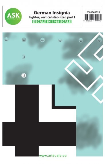 1/48 German Insignia Fighter, vertical stabiliser, part I