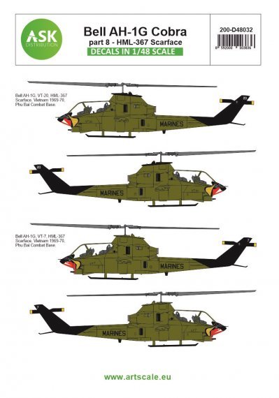 1/48 Bell AH-1G Cobra HML-367 Scarface part 8