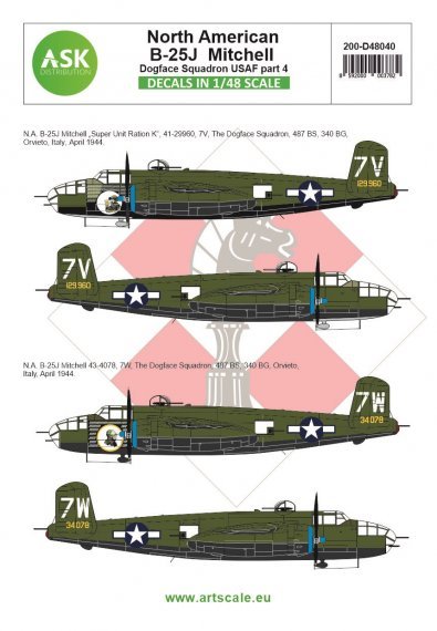 1/48 North-American B-25J Mitchell part 4