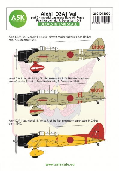 1/48 Aichi D3A1 Val part 2 Pearl Harbor raid December 7. 1941