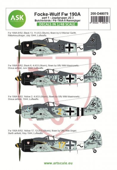 1/48 Focke-Wulf Fw-190A part 1 Butcherbirds
