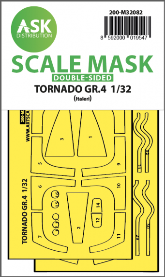 1/32 Tornado GR.4 double-sided express fit mask for Italeri