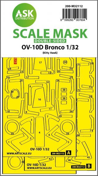 1/32 North-American/Rockwell OV-10D Bronco double-sided mask