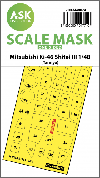 1/48 Mitsubishi Ki-46 Shitei III mask