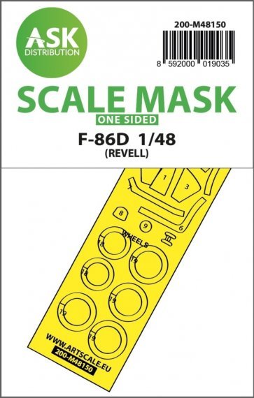 1/48 North-American F-86D one-sided express fit mask