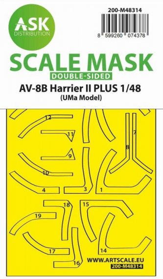 1/48 McDonnell-Douglas AV-8B Harrier II Plus double-sided
