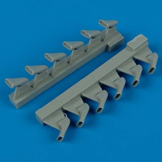 1/32 Spitfire Mk.IX exhaust  fishtail (HASEGAWA)