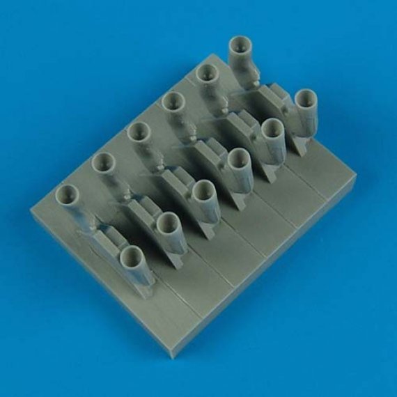 1/32 Spitfire M.IX exhaust oval type (TAMIYA)