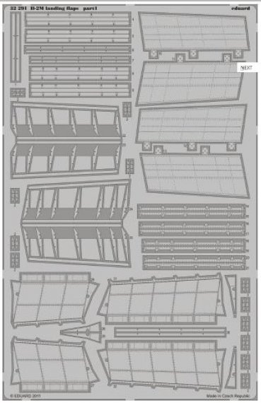 1/32 Il-2m landing flaps (HOBBYB)