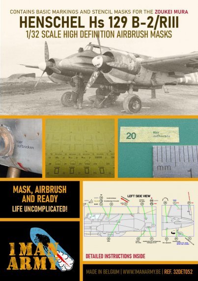 1/32 Henschel Hs-129 B2/RIII