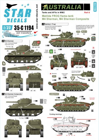 1/35 Australia Tanks & AFVs Part 6. Matilda FROG Flame Tank