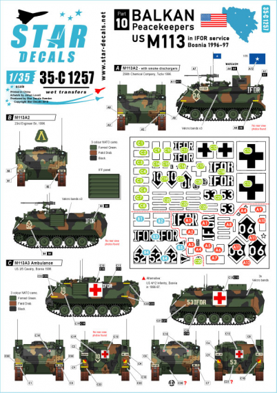 1/35 Balkan Peacekeepers Part 10 US M113 in Ifor service