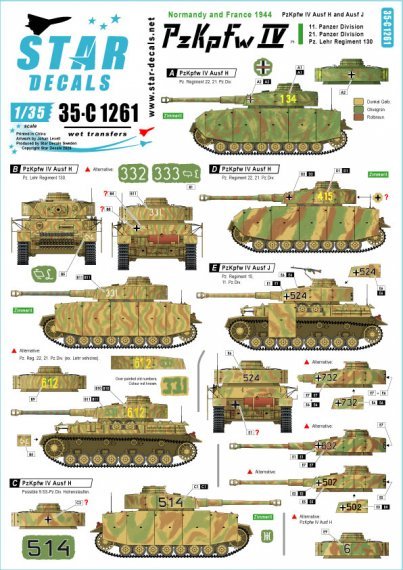 1/35 Pz.Kpfw.IV in Normandy and France Part 1.