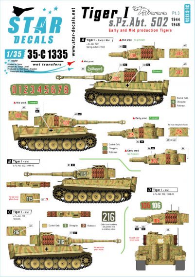 1/35 Tiger I. sPzAbt 502 Part 3.