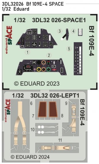 1/32 Bf 109E-4 for Edurard