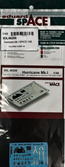 Eduard 1/48 Hurricane Mk.I Set pour Arma Hobby