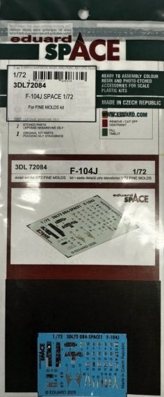 Eduard Detailset 1/72 F-104J f�r Finemolds