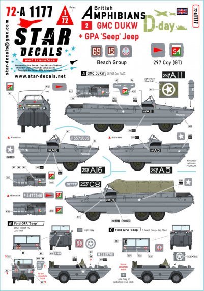 1/72 D-Day Dukw + Ford Gpa SEEP.