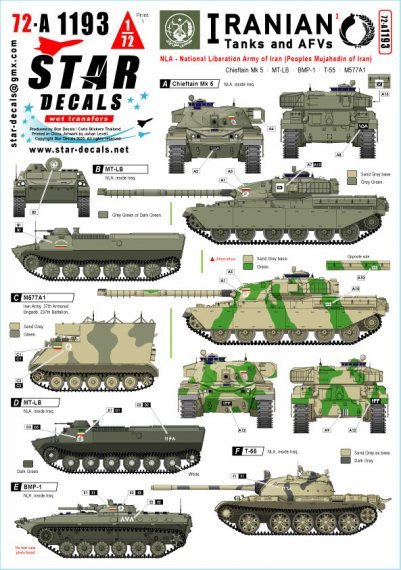 1/72 Iranian Tanks and AFVs Part 3