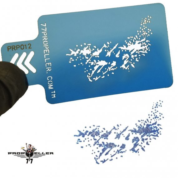 Airbrush Stencils for fine details 12